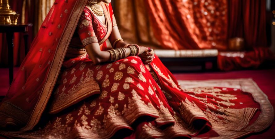 Looking for the Perfect Bridal Lehenga? Look No Further Than Morni Sarees